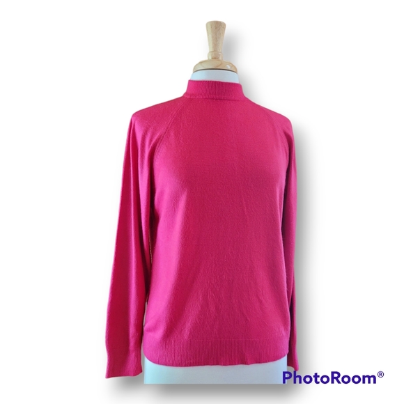 Designers Originals Mock Turtleneck Luxelon Women's Sweater. Size Medium - Picture 1 of 7